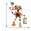 BuildMoc My Singing Chorus Wubbox Robot Building Blocks Set Orange Cute Song Monsters Figures Bricks DIY 5 - My Singing Monsters Shop