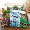 My Singing Monsters Comfortable Bedding Three Piece Soft and Breathable Duvet Cover Gift 31 - My Singing Monsters Shop