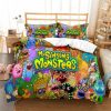 My Singing Monsters Comfortable Bedding Three Piece Soft and Breathable Duvet Cover Gift 6 - My Singing Monsters Shop