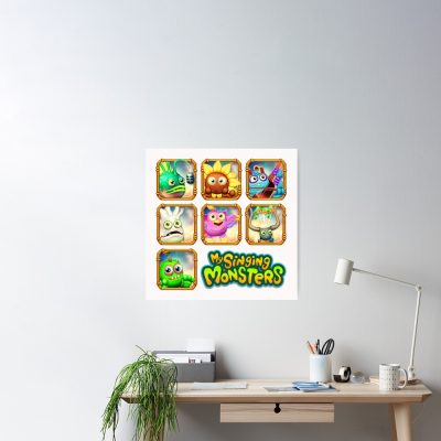 My Singing Monsters, Birthday Present, Backpacks Poster Official My Singing Monsters Merch
