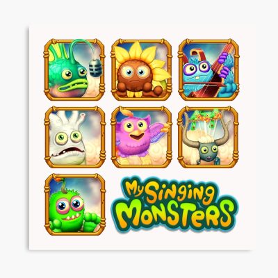 My Singing Monsters, Birthday Present, Backpacks Poster Official My Singing Monsters Merch