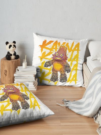 Kanya My Singing Monsters Throw Pillow Official My Singing Monsters Merch