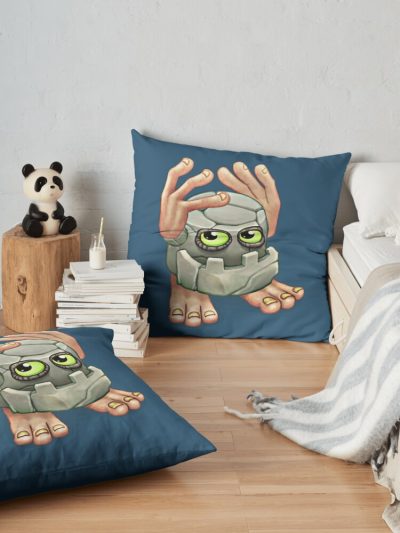 My Singing Monsters Character Noggin Throw Pillow Official My Singing Monsters Merch