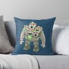 My Singing Monsters Character Quarrister Throw Pillow Official My Singing Monsters Merch