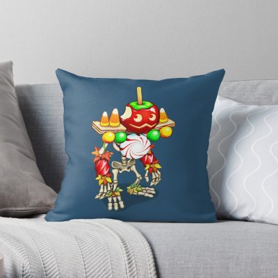 My Singing Monsters Character Punkleton Throw Pillow Official My Singing Monsters Merch