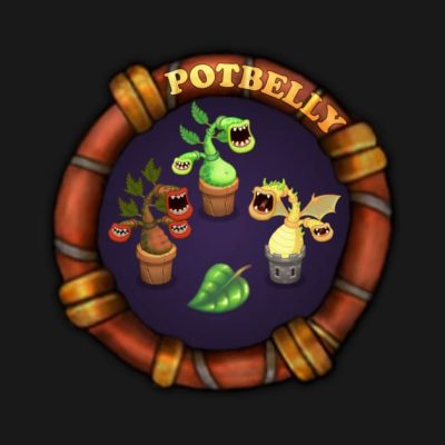 My Singing Monsters Potbelly Circle Kids T-Shirt Official Cow Anime Merch