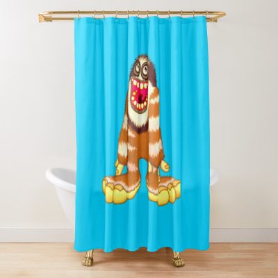 Characters Wubbox My Singing Monsters Shower Curtain Official Cow Anime Merch