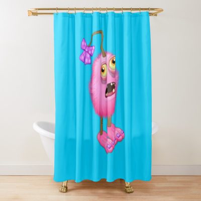 Copy Of Characters Wubbox My Singing Monsters Shower Curtain Official Cow Anime Merch