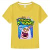 My Singing Monsters Cute T shirt 100 Cotton Short Tops Anime T shirt y2k one piece - My Singing Monsters Shop